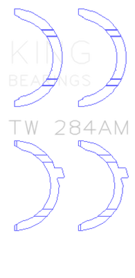 King Engine Bearings Toyota/Lexus 2JZGE/2JZGTE 3.0L Thrust Washer Set