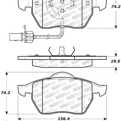 StopTech Street Select Brake Pads - Rear