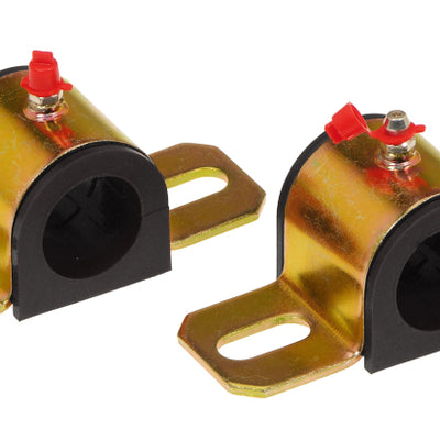 Prothane Universal Greasable Sway Bar Bushings - 1 1/8in - Type B Bracket - Black