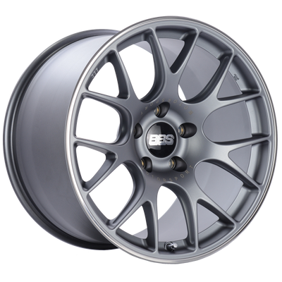 BBS CH-R 19x12 5x130 ET45 CB71.6 Satin Titanium Polished Rim Protector Wheel