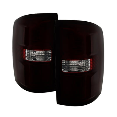 xTune GMC Sierra 1500 14-15 OEM Style Tail Light Red Smoked ALT-JH-GS14-OE-RSM