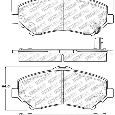 StopTech Street Select Brake Pads - Rear