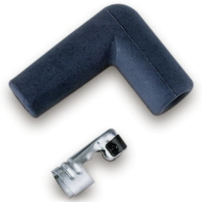 Moroso Spark Plug Boot & Terminal Kit - Blue Max - 90 Degree Ends - Set of 8