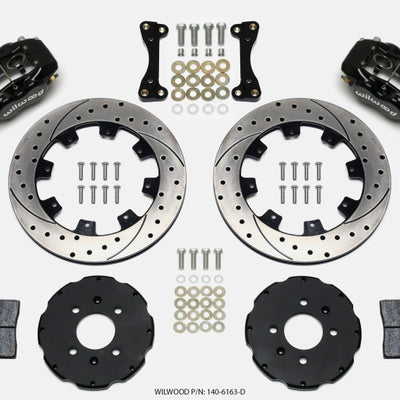 Wilwood Forged Dynalite Front Hat Kit 12.19in Drilled 94-01 Honda/Acura w/262mm Disc