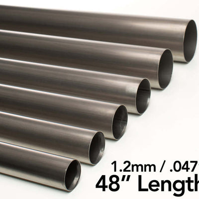Ticon Industries 2.13in Diameter 48in Length 1.2mm/.047in Wall Thickness Titanium Tube