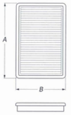 BMC 03-07 Hyundai Avante III 1.6L Replacement Panel Air Filter