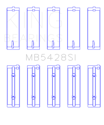 King Engine Bearings Honda R16A/ R18A 2006- Current Main Bearing Set