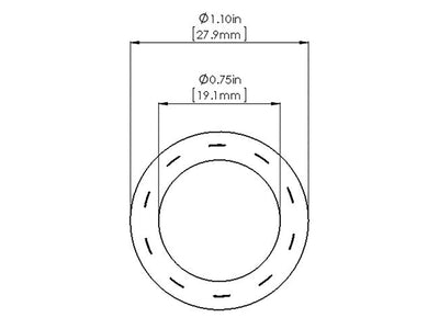 aFe Magnum FORCE Cold Air Intake System Spare Parts Kit (3/4in ID x 24in L)