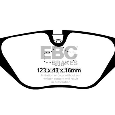 EBC 96-98 BMW Z3 1.9 Ultimax2 Rear Brake Pads