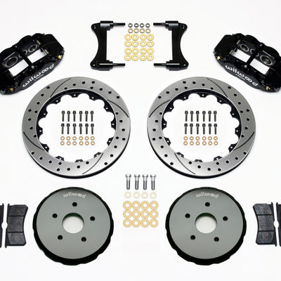 Wilwood Narrow Superlite 6R Front Hat Kit 12.88in Drilled 2008 Toyota Matrix