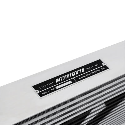 Mishimoto Universal Silver R Line Intercooler Overall Size: 31x12x4 Core Size: 24x12x4 Inlet /Outlet
