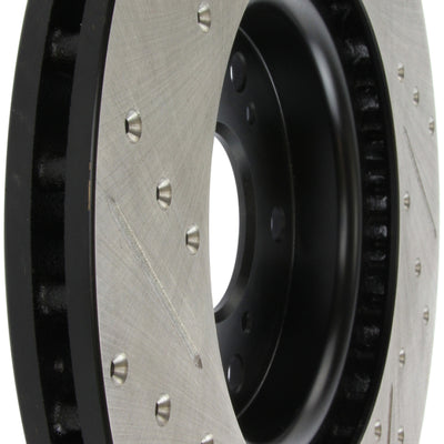 StopTech 04-08 Acura TL (Brembo Caliber) SportStop Slotted & Drilled Left Front Rotor