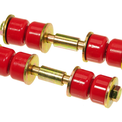 Prothane Universal End Link Set - 2 5/8in Mounting Length - Red