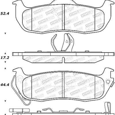 StopTech Street Select Brake Pads - Front