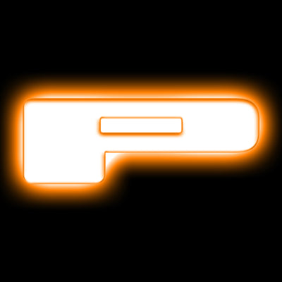 ORACLE Lighting Universal Illuminated LED Letter Badges - Matte Wht Surface Finish - P