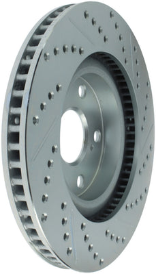 StopTech Select Sport 11-16 Toyota Avalon/ 11-17 Camry SportStop Slotted & Drilled Right Front Rotor