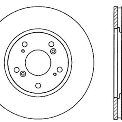 StopTech Drilled Sport Brake Rotor