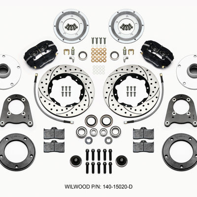 Wilwood Forged Dynalite-M Front Kit 10.75in Drilled 1950-1955 MG-TD/TF