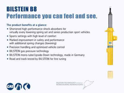 Bilstein B8 Performance Audi A4 2006-2002 / A4 Quattro 2006-2002 Rear Monotube Shock