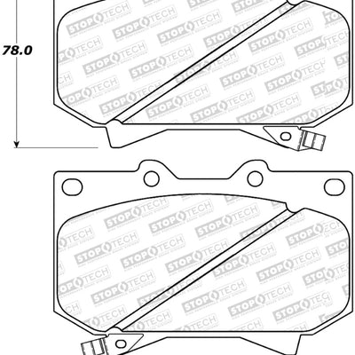 StopTech Street Select Brake Pads - Front