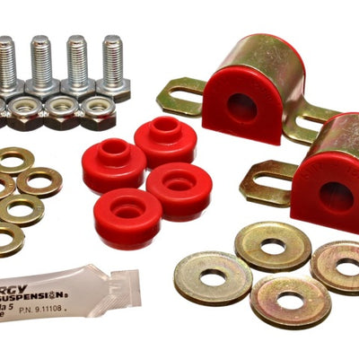 Energy Suspension 91-94-Nissan Sentra/NX1600/2000 Red 15mm Rear Sway Bar Frame Bushings (Sway bar en