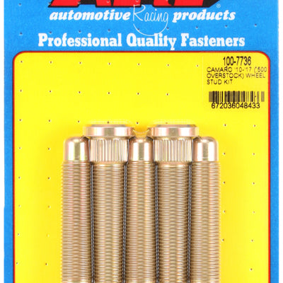 ARP 2015-2017 Chevrolet Camaro M14 .500in Over Stock Length Wheel Stud Kit