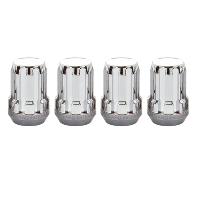 McGard SplineDrive Lug Nut (Cone Seat) M12X1.5 / 1.24in. Length (4-Pack) - Chrome (Req. Tool)