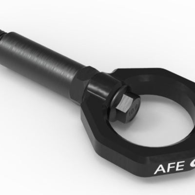 aFe Control Front Tow Hook Black 20-21 Toyota GR Supra (A90)
