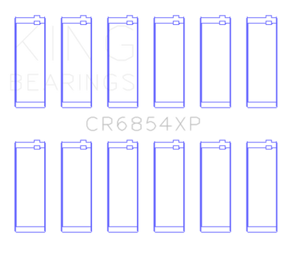 King Engine Bearings BMW 95 M3 S50830 (Size STD) Performance Rod Bearing Set