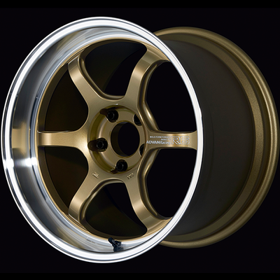Advan R6 18x11.0 +15 5x114.3 Machining and Racing Brass Gold Wheel