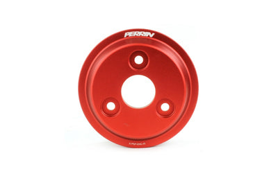 PERRIN 22-25 Subaru WRX / 21-25 Crosstrek / 20-25 LGT/OBXT/FXT Lightweight Water Pump Pulley - Red