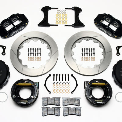 Wilwood Narrow Superlite 4R Rear P-Brk Kit 14.00in New Big Ford 2.50in Offset