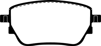 EBC 2019+ Mercedes-Benz A220 Sedan (V177) 2.0L Turbo Redstuff Rear Brake Pads