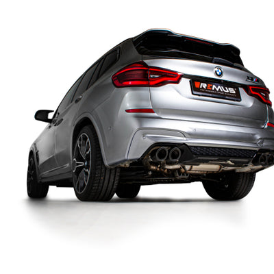 Remus 2019+ BMW X3 M Competition F97 S58 3.0L Race Axle Back Exhaust (Tail Pipes Req)