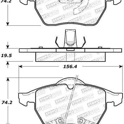 StopTech Street Brake Pads