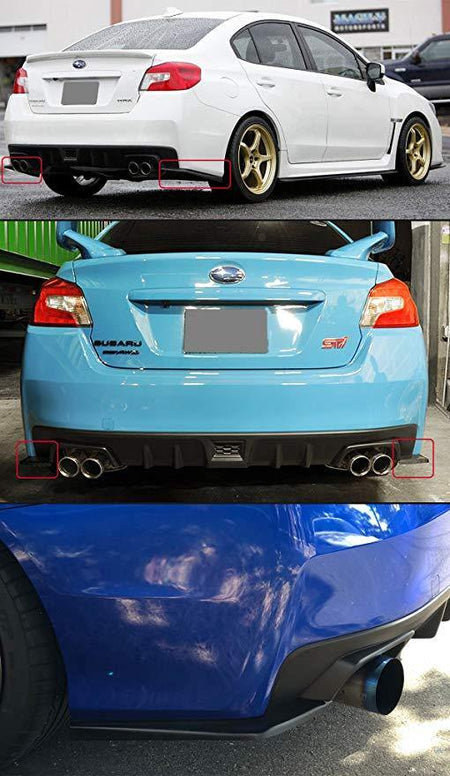 2015-2019 Subaru WRX / STi "STi-Style" Rear Spats - HoneyComb Motorsports