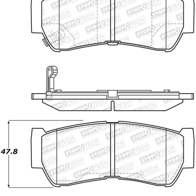 StopTech Street Brake Pads - Front