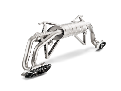 Akrapovic 16-17 Audi R8 5.2 FSI Coupe/Spyder Slip-On Line (Titanium) w/ Carbon Titanium Tips