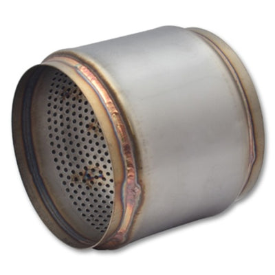 Vibrant SS Race Muffler 5in inlet/outlet x 5in long