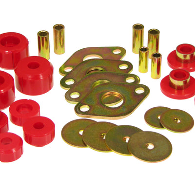Prothane 95-00 Toyota P/U 2/4wd Body Mount Kit - Red