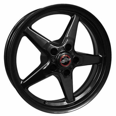 Race Star 92 Drag Star 17x4.50 5x4.75bc 2.25bs Direct Drill Gloss Black Wheel