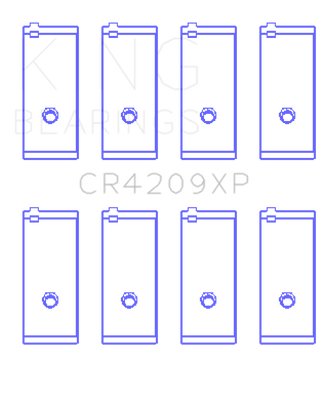 King Engine Bearings Toyota 3SGTE (Size 0.025mm) Performance Rod Bearing Set