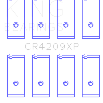 King Engine Bearings Toyota 3SGTE (Size 0.025mm) Performance Rod Bearing Set