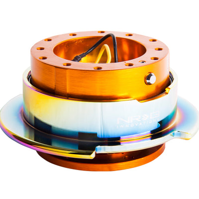 NRG Quick Release Gen 2.5 - Rose Gold Body / Neochrome Ring