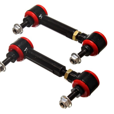 Energy Suspension Universal Red 3-3/4in-4-3/4in inAin Range Pivot Style End Link Set