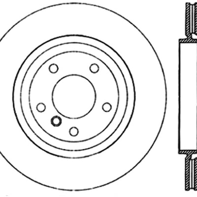 StopTech Sport Slotted (CRYO) 01-06 BMW 330Ci Rear Left Rotor