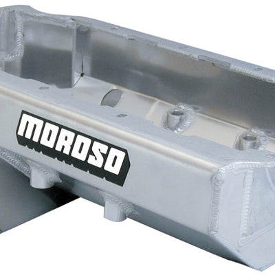Moroso Donovan 700/DRC2 Big Block (w/Double Power Kick Outs) Wet Sump 6-7qt 8in Aluminum Oil Pan