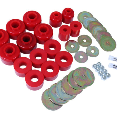 Energy Suspension 03-09 Toyota 4Runner/GX470 / 07-14 FJ Cruiser Red Body Mount Bushing Set