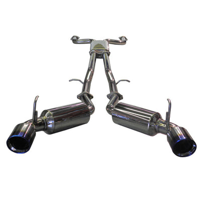 Injen 09-20 Nissan 370Z Dual 60mm SS Cat-Back Exhaust w/ Built In Resonated X-Pipe