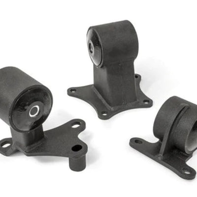 Innovative 90-93 Accord F-Series Black Steel Mounts 85A Bushings (Auto to Manual)